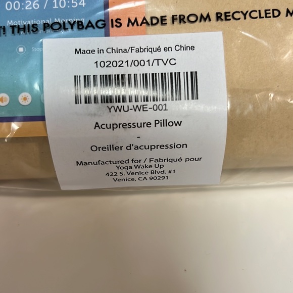 Yoga Wake Up acupressure pillow. - Picture 6 of 9